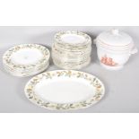 A Wedgwood Beaconsfield pattern part dinner-service, 20th century, printed marks,