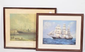 A print of S S Great Britain and one of the Cutty Sark (2)