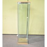 A glass cabinet