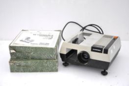 A slide projector