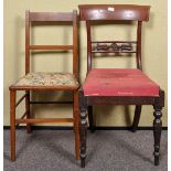 Two chairs and two stools
