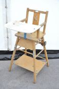 A child's high chair