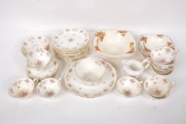 A Grosvenor china part tea-set consisting of twelve plates and saucers,