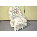 A 19th century tub chair