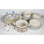 A dinner service and other items