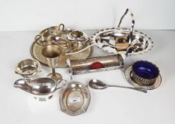 A quantity of silver plate