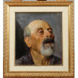 Giorgio Matteo Aicardi (1891-1984), Saint Jerome, oil on canvas, laid on to board,