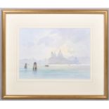 David Howell, Santa Maria Della Salute, Venice, watercolour, signed lower right,