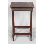 A Victorian mahogany nest of two occasional tables,