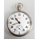 A base metal Grana open faced pocket watch.