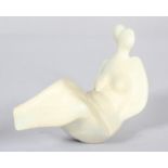 A Peter Wright (1919-2003) Studio porcelain figure of a reclining female nude,