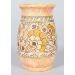 A Crown Ducal baluster vase, decorated by Charlotte Rhead, 20th century, printed blue factory marks,