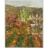 Giorgio Matteo Aicardi (1891-1984), Tree Blossom, oil on panel, signed lower right,