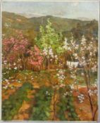 Giorgio Matteo Aicardi (1891-1984), Tree Blossom, oil on panel, signed lower right,