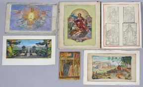 Giorgio Matteo Aicardi (1891-1984), A collection of Fresco sketches and watercolours,