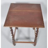 A late Victorian mahogany occasional table,
