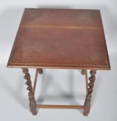 A late Victorian mahogany occasional table,