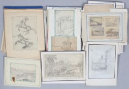 Giorgio Matteo Aicardi (1891-1984), A sketchbook containing various subjects,