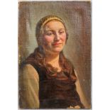Giorgio Matteo Aicardi (1891-1984), Portrait of a lady, oil on canvas, signed upper left,