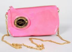 A Vivienne Westwood pink patent handbag,