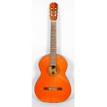 An Admira (Spanish) acoustic guitar, model ; Elvira, bearing label, with stylised holy inlay,