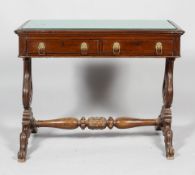 A William IV mahogany sofa table, circa 1830,