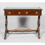 A William IV mahogany sofa table, circa 1830,