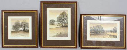 Three limited edition prints by Cathleen Caddick