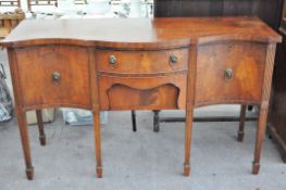 A mahogany 18th century style sideboard 91 cm high 152 cm wide