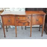 A mahogany 18th century style sideboard 91 cm high 152 cm wide