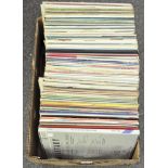A large box of vinyl records to include Jim Reeves,