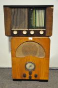 An early Deco style radio by Derwent and one by Kolster Brandes England