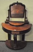 A mahogany dressing table H 138cm, W 89cm,