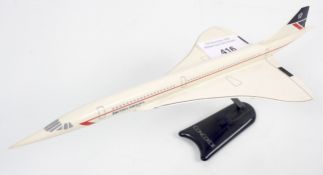 A scale model of Concorde,
