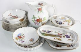 A group of Royal Worcester 'Evesham' dinnerware