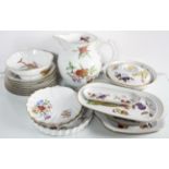 A group of Royal Worcester 'Evesham' dinnerware