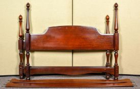 A 20th century Stag minstrel bed frame. Measures; 150cm x 128cm wide.