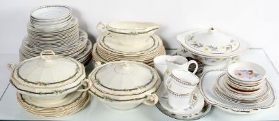 Part dinner services by Langdale china