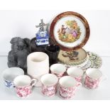 A quantity of ceramics to include Milton ware mugs and a German planter