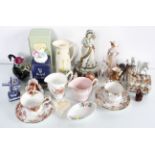 Assorted figures and other items to include Regency Fine Art and Royal Doulton