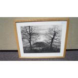 A lithograph of 'Winter's Sleep', Silbury, limited edition 19/25, signed 'A Suth' (?), framed,