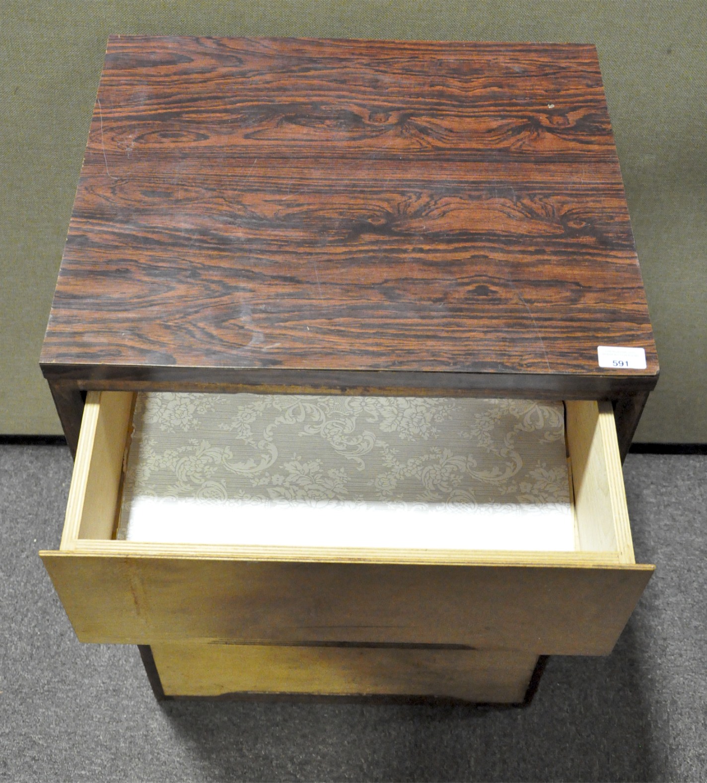 A formica topped four drawer cabinet, - Image 2 of 2