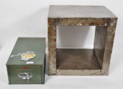 A card index case and other metalware