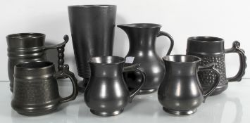 A selection of Prinknash wear, mugs,