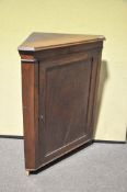 A mahogany corner cabinet 95cm x 80cm