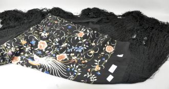 An embroidered shawl