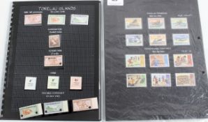 The Tokelau Islands, stamps from 1st Issue in 1948 to 1988, includes strips and variations,