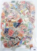 A large packet of Commonwealth stamps, no GB,