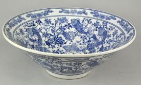 An 'India Jane' blue and white bowl,