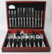A Butler 12 place setting 'Harley' pattern canteen of 18/10 stainless steel cutlery